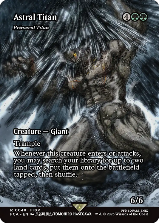 Primeval Titan (FCA-048) - [FINAL FANTASY: Through the Ages] / Astral Titan (Borderless) Foil