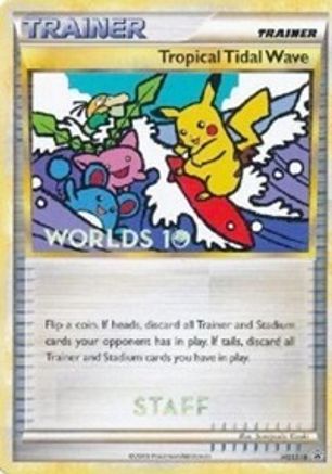 Tropical Tidal Wave (HGSS18) (Staff) [HeartGold & SoulSilver: Black Star Promos]