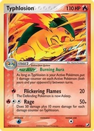 Typhlosion (17/115) (Thème Deck exclusif) [EX : Forces invisibles] 