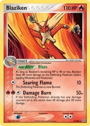 Blaziken - 1/106 (EX Emerald) - [Deck Exclusives]
