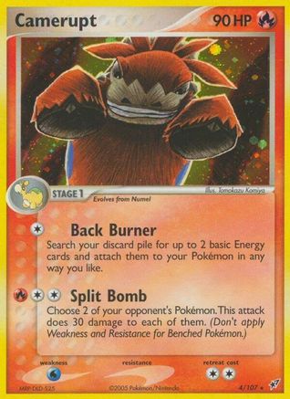 Camerupt/107 - [Deoxys] Holofoil