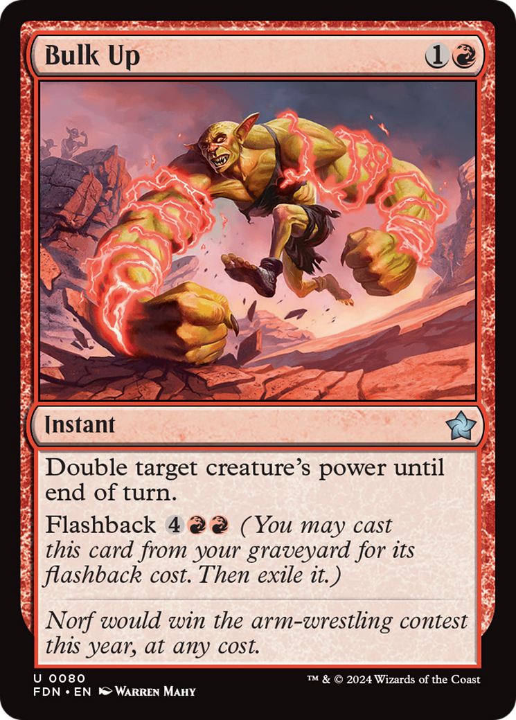 Bulk Up (FDN-080) - [Foundations] Foil