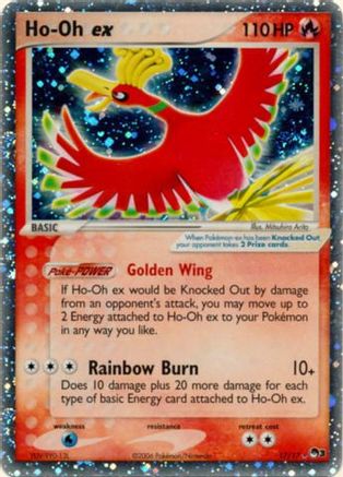 Ho-Oh ex (17/17) (Holo) [Série POP 3] 