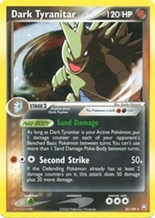 Dark Tyranitar (20/109) (Theme Deck Exclusive) [EX: Team Rocket Returns]