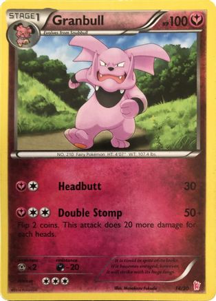 Granbull (14/30) [XY : Kit d'entraînement - Sylveon] 