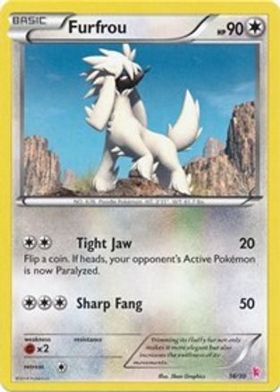 Furfrou (22/30) [XY : Kit d'entraînement - Sylveon] 