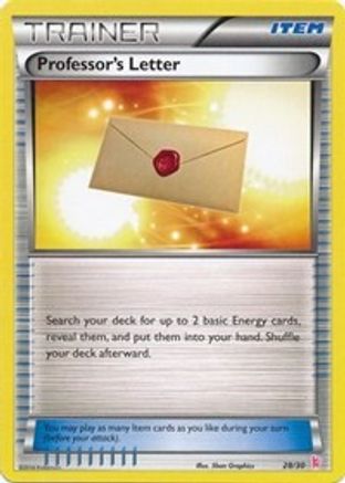Lettre du Professeur (28/30) [XY : Kit du Formateur - Sylveon] 