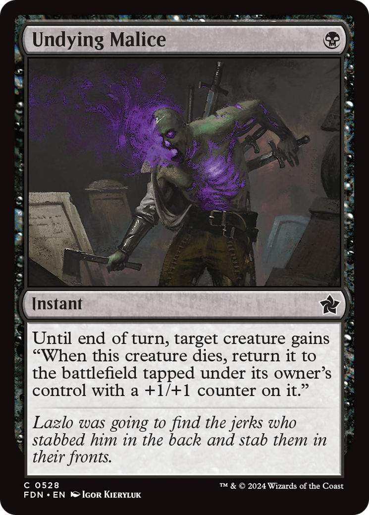 Undying Malice (FDN-528) - [Foundations]