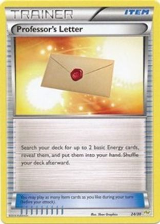 Lettre du Professeur (24/30) [XY : Kit Formateur - Noivern] 