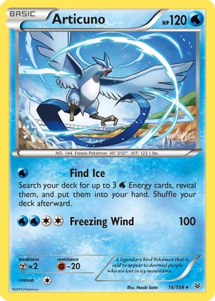 Articuno (16) 16/108 - [XY  Roaring Skies]