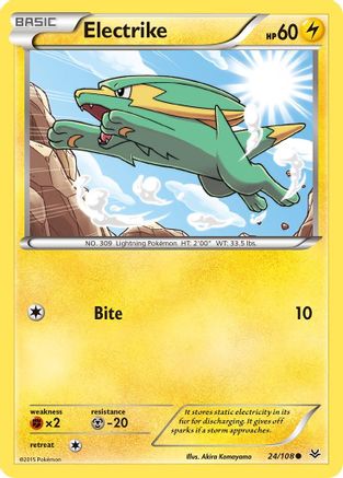 Electrike (24/108) [XY : Ciel rugissant] 