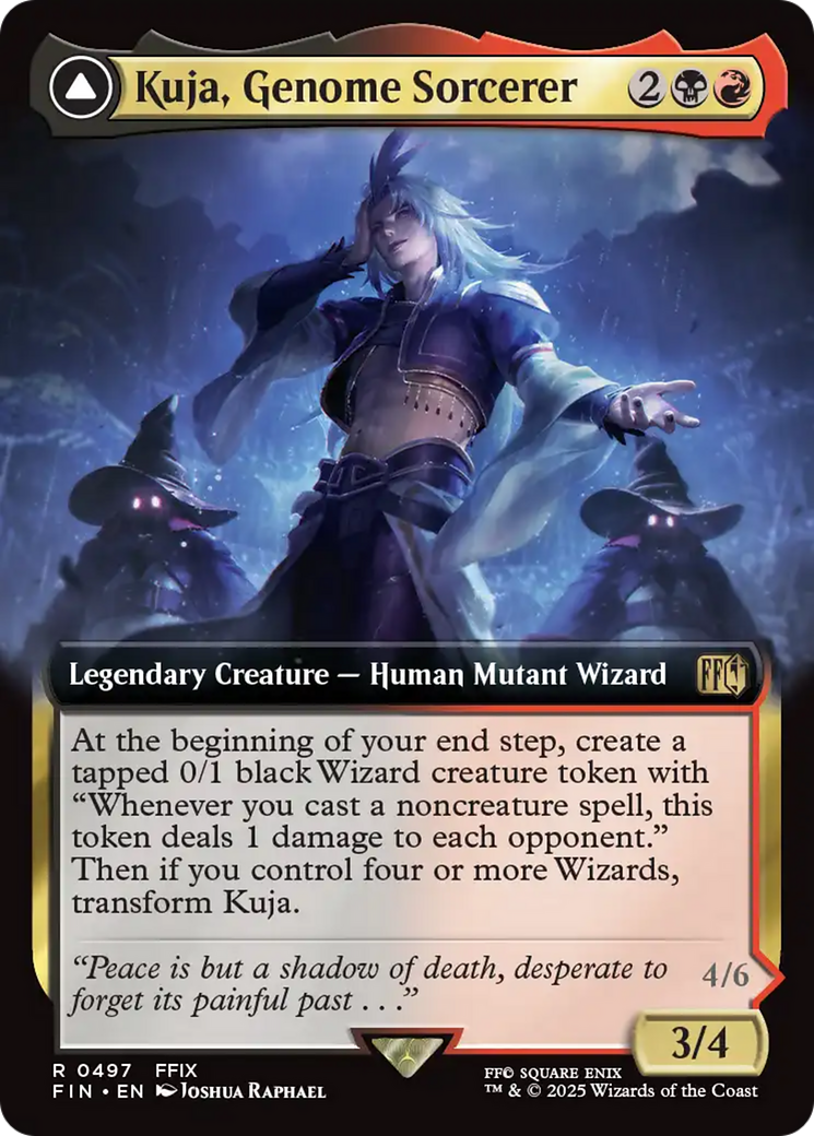 Kuja, Genome Sorcerer (Extended Art) (FIN-497) - [FINAL FANTASY]: (Extended Art) Foil