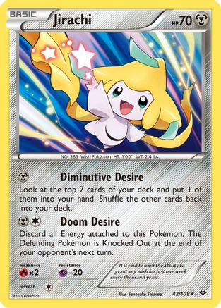 Jirachi (42/108) [XY : Ciel rugissant] 