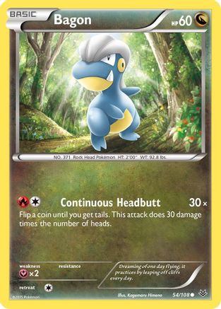 Bagon (54) 54/108 - [XY  Roaring Skies]