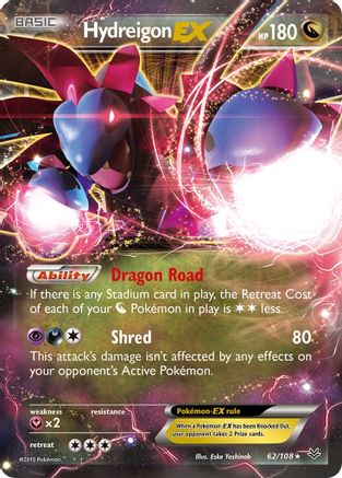 Hydreigon EX (62/108) [XY: Roaring Skies]