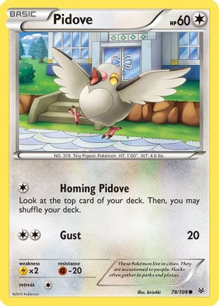 Pidove (78/108) [XY : Ciel rugissant] 