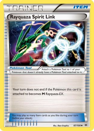 Rayquaza Spirit Link 87/108 - [XY  Roaring Skies]