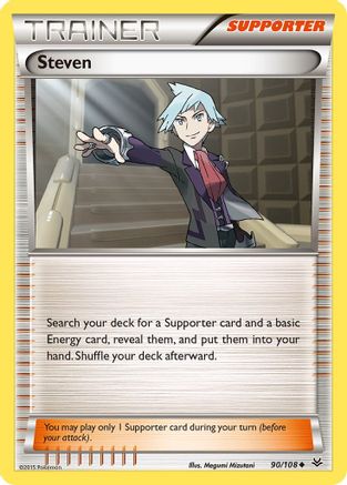 Steven (90/108) [XY : Ciel rugissant] 