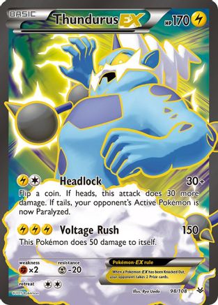 Thundurus EX (98/108) [XY : Ciel rugissant] 