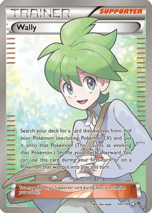 Wally (107 Full Art) 107/108 - [XY  Roaring Skies] Holofoil