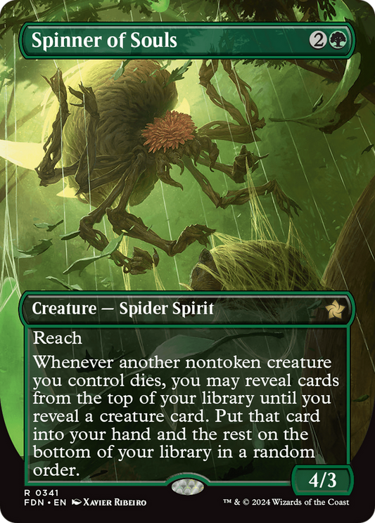 Spinner of Souls (FDN-341) - [Foundations] (Borderless) Foil