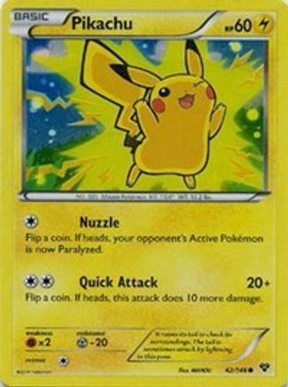 Pikachu - 42/146 (2014 Movie Promo) 42 - [Miscellaneous Cards & Products] Holofoil