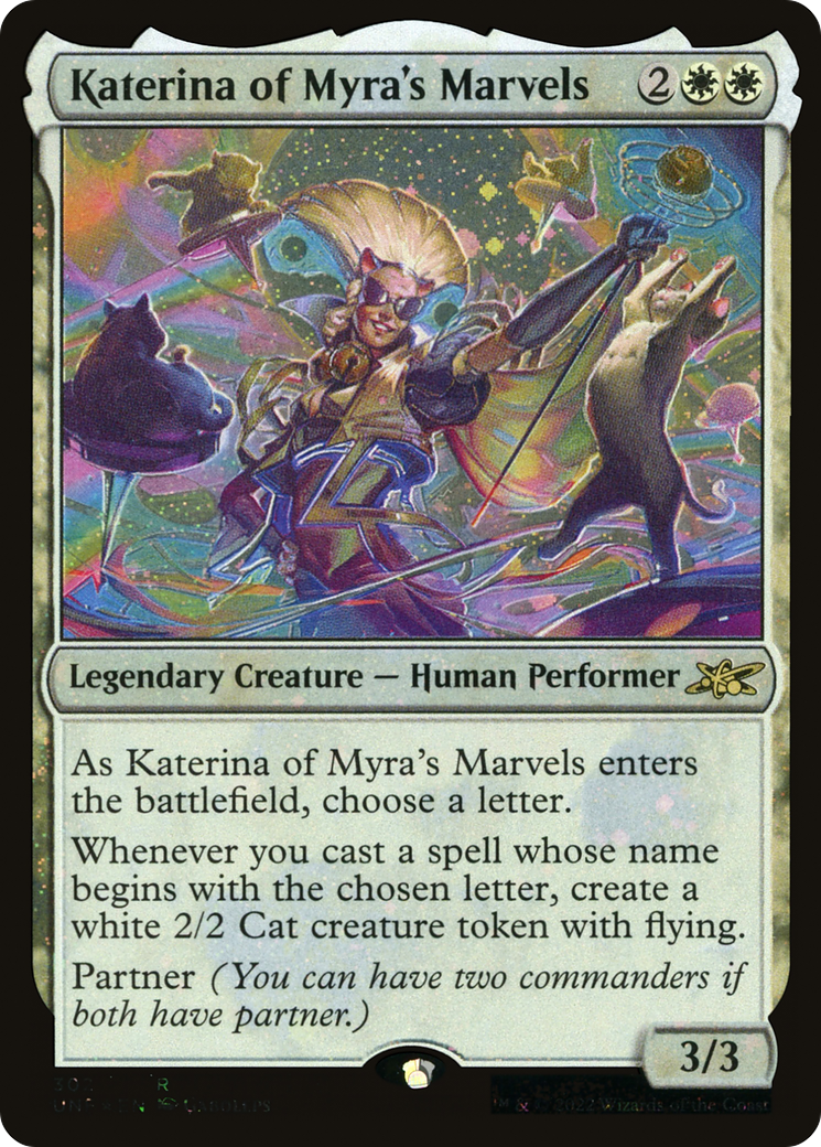 Katerina of Myra's Marvels (UNF-302) - [Unfinity] Foil