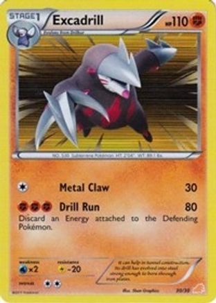 Excadrill (30/30) [Noir et Blanc : Kit d'entraînement - Excadrill] 