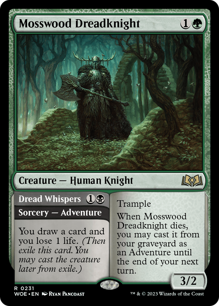 Mosswood Dreadknight (WOE-231) - [Wilds of Eldraine]