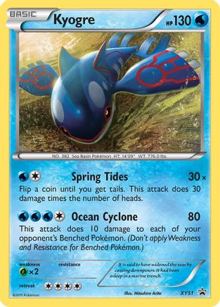 Kyogre (XY51) [XY : Promos Black Star] 