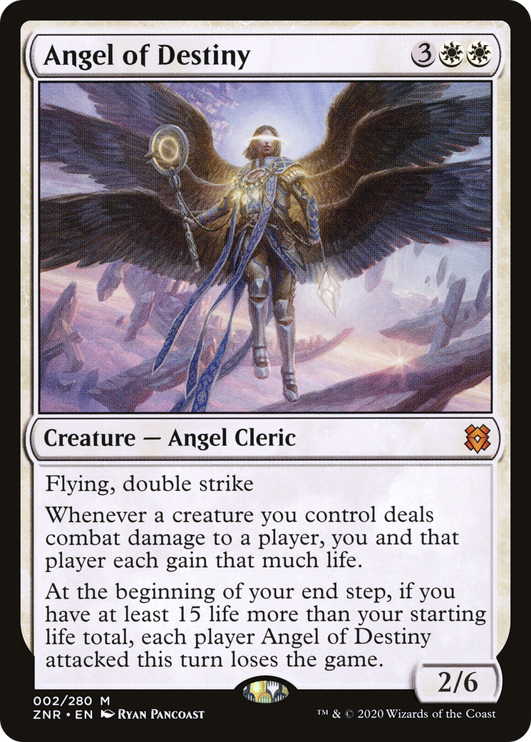 Angel of Destiny (ZNR-002) - [Zendikar Rising]