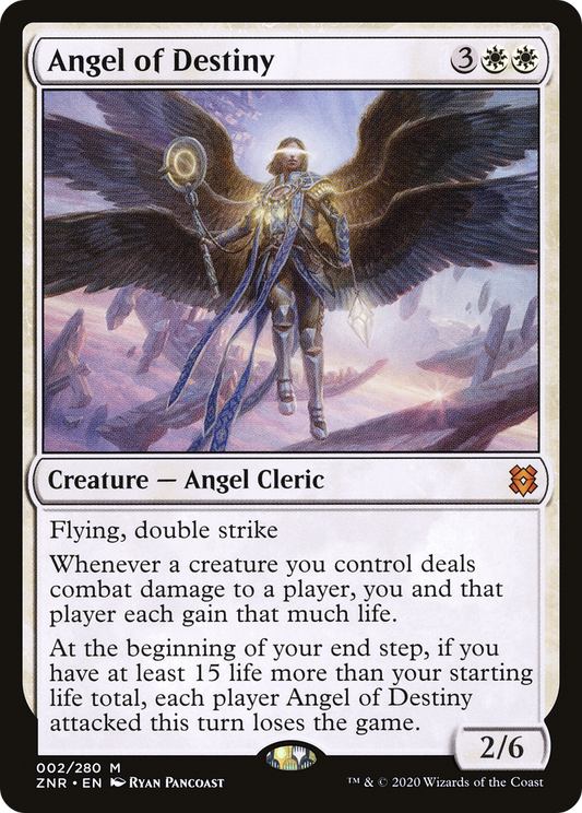 Angel of Destiny (ZNR-002) - [Zendikar Rising]