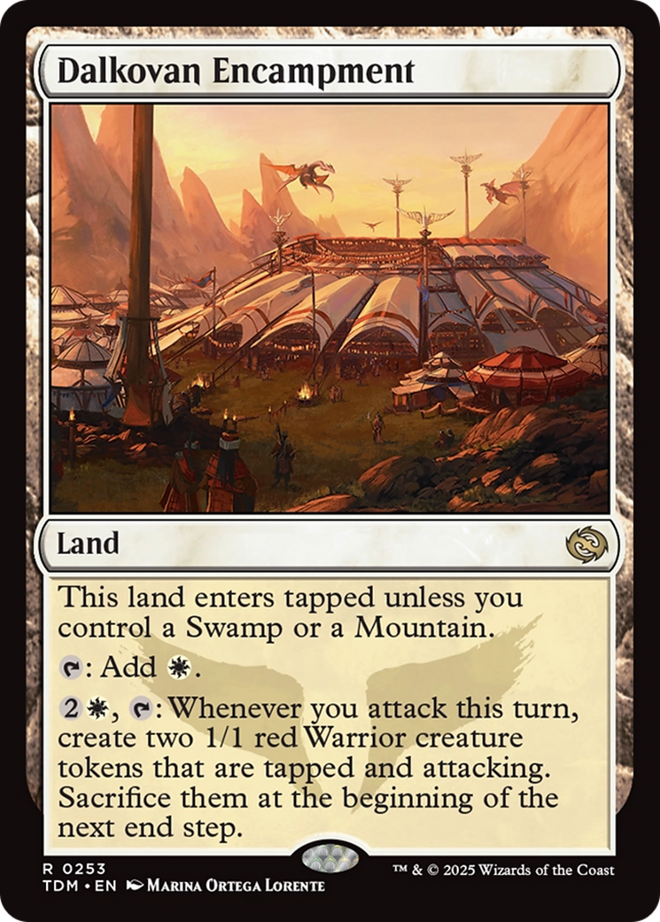 Dalkovan Encampment (TDM-253) - [Tarkir: Dragonstorm] Foil