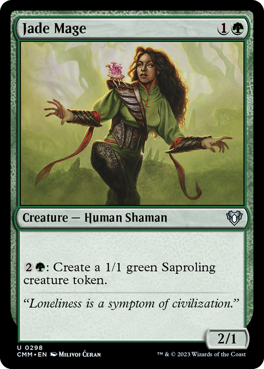 Jade Mage (CMM-298) - [Commander Masters]