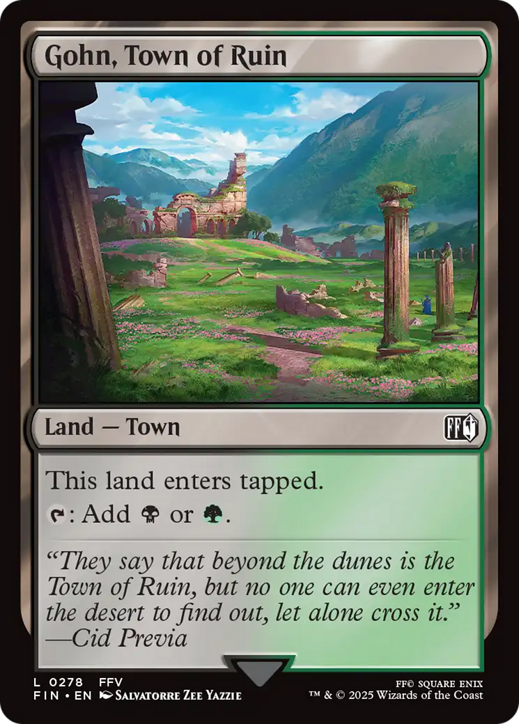 Gohn, Town of Ruin (FIN-278) - [FINAL FANTASY]