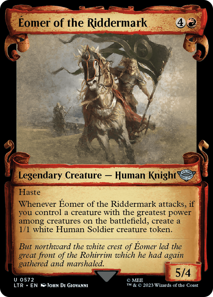 Éomer of the Riddermark (LTR-572) - [The Lord of the Rings: Tales of Middle-earth]: (Showcase) Foil