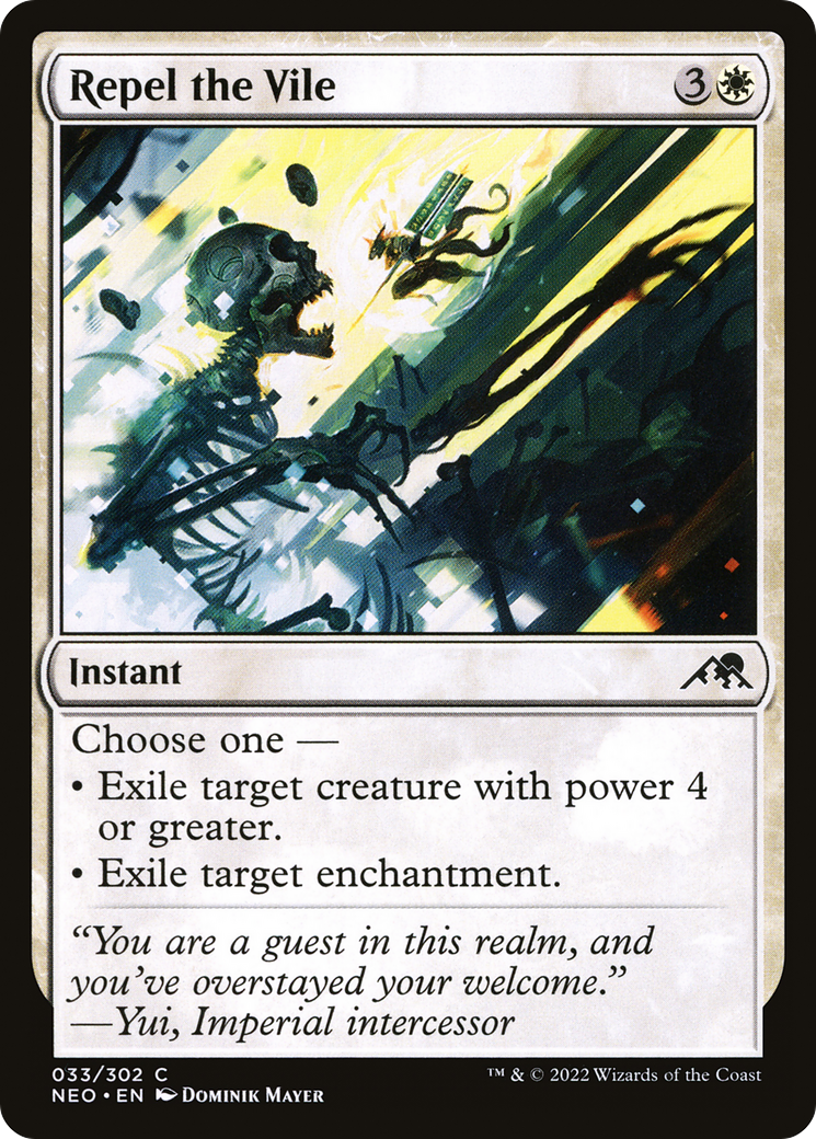 Repel the Vile (NEO-033) - [Kamigawa: Neon Dynasty]