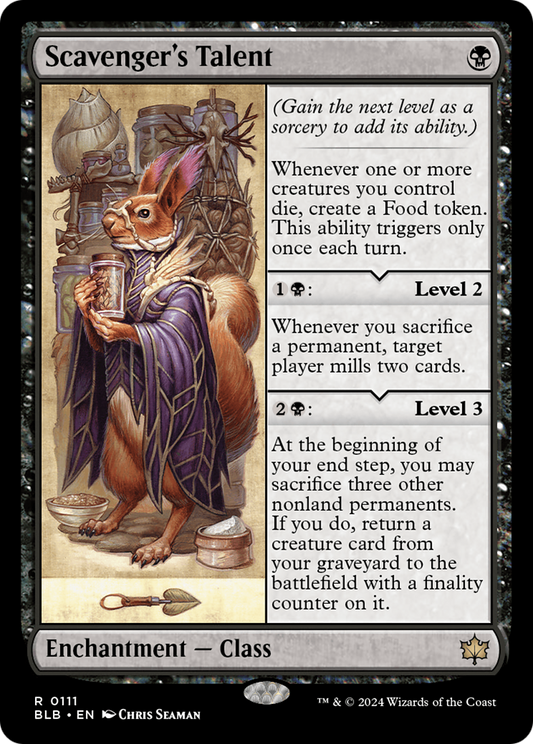 Scavenger's Talent (BLB-111) - [Bloomburrow] Foil