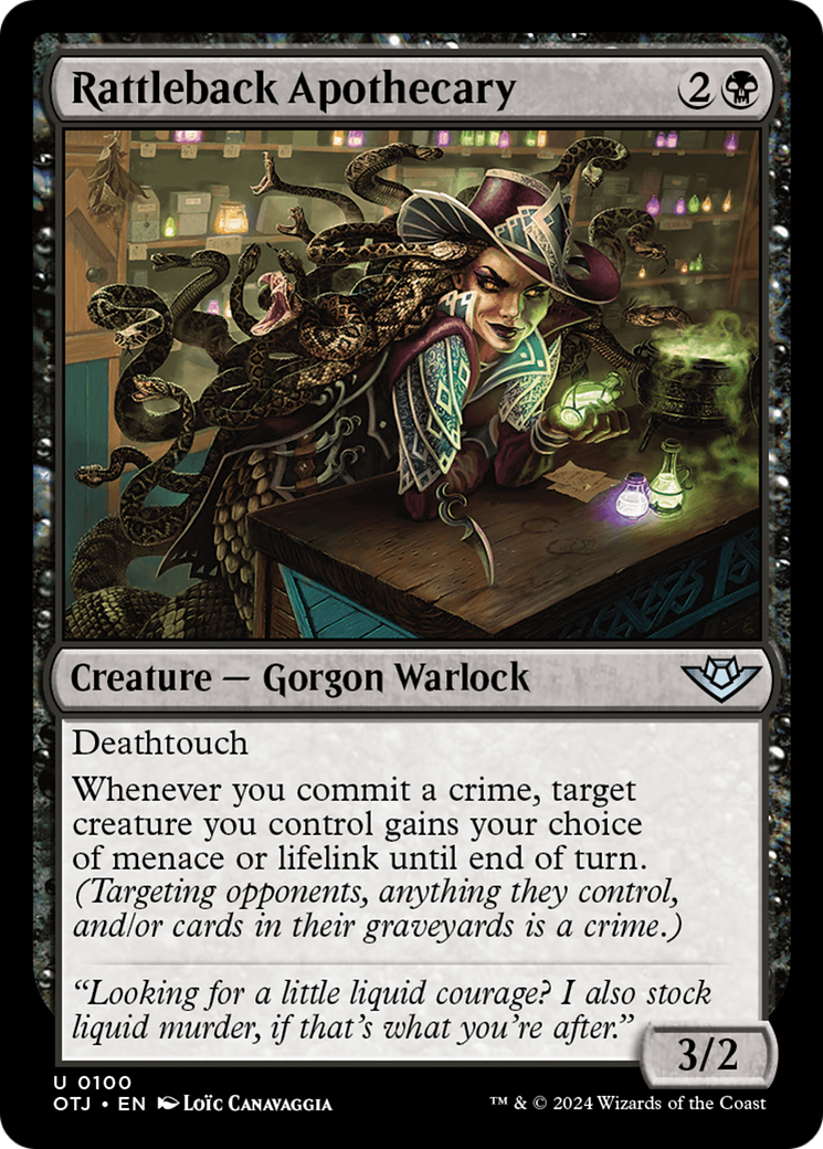 Rattleback Apothecary (OTJ-100) - [Outlaws of Thunder Junction] Foil