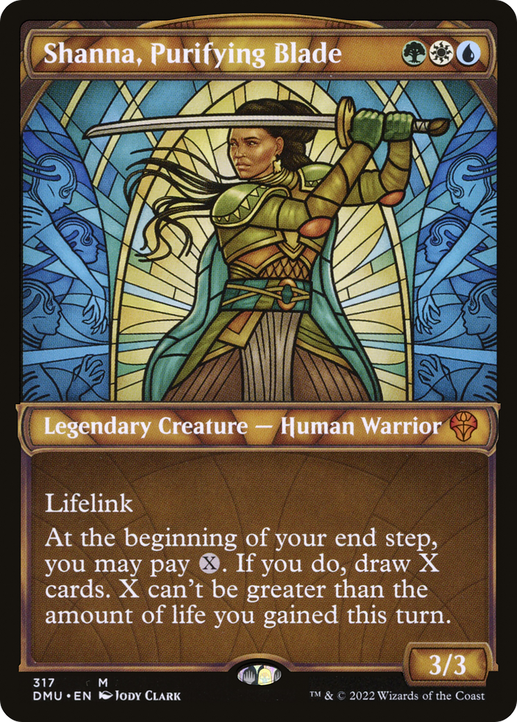Shanna, Purifying Blade (DMU-317) - [Dominaria United]: (Showcase) Foil