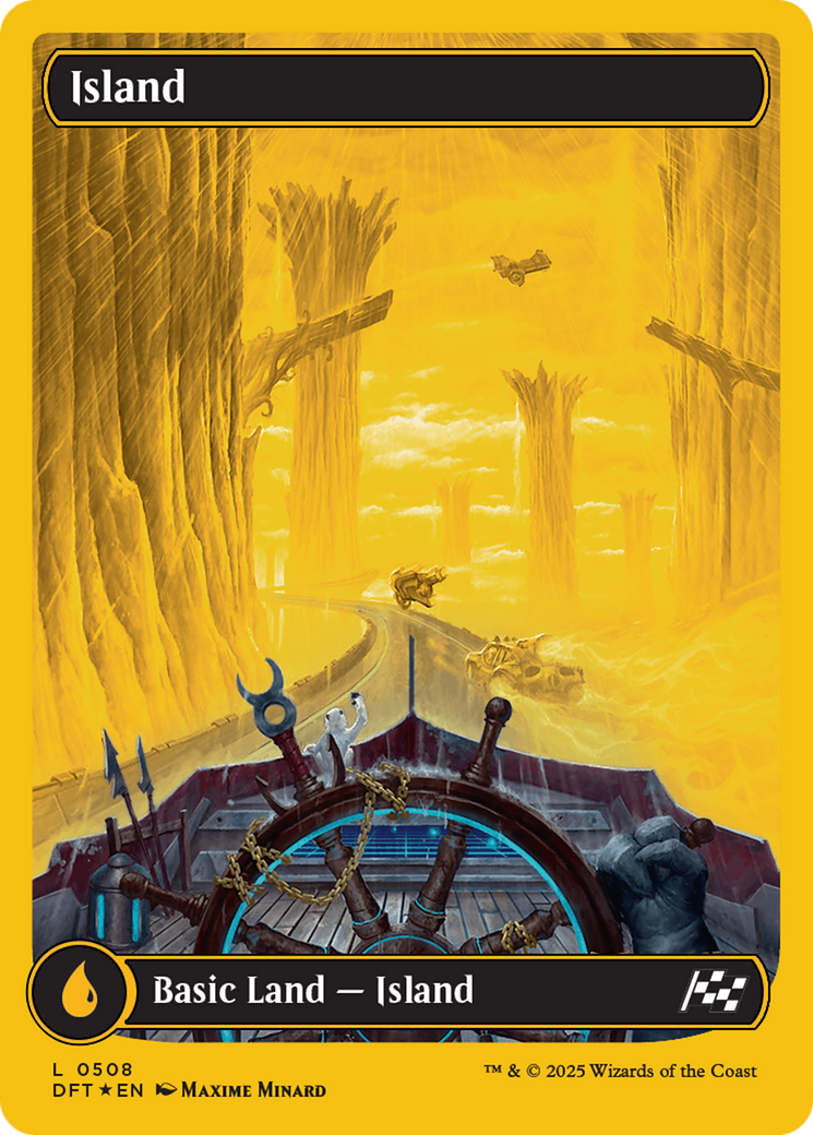 Island (0508) (First-Place Foil) (DFT-508) - [Aetherdrift] Foil