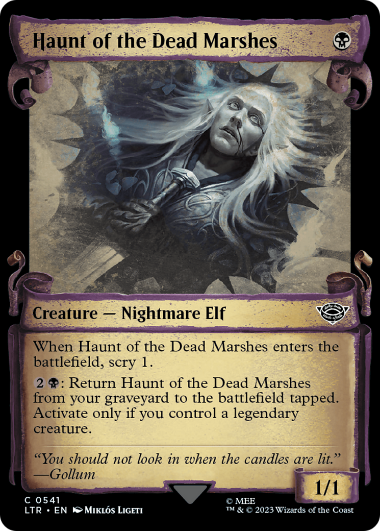 Haunt of the Dead Marshes (LTR-541) - [The Lord of the Rings: Tales of Middle-earth]: (Showcase) Foil