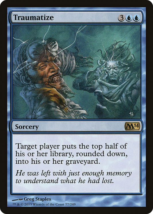 Traumatize (M14-077) - [Magic 2014] Foil