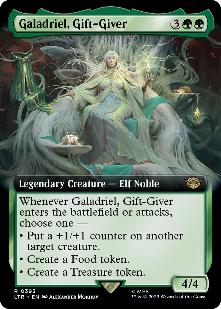 Galadriel, Gift-Giver (LTR-393) - [The Lord of the Rings: Tales of Middle-earth]: (Extended Art)