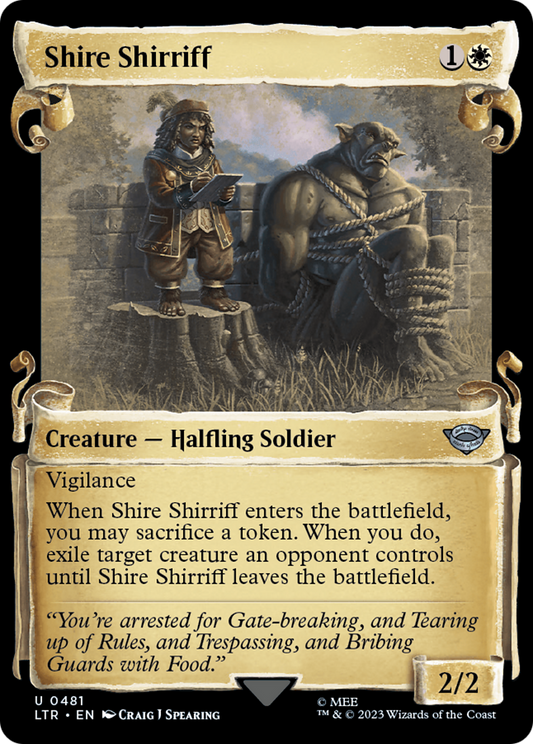 Shire Shirriff (LTR-481) - [The Lord of the Rings: Tales of Middle-earth]: (Showcase)