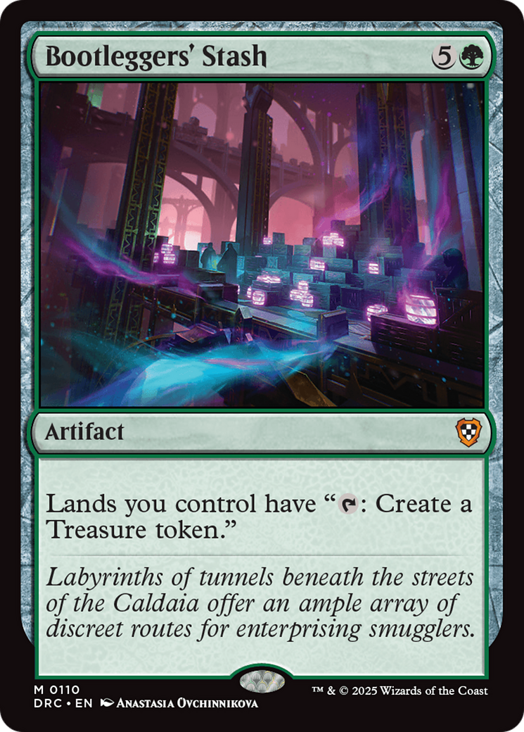 Bootleggers' Stash (DRC-110) - [Commander: Aetherdrift]