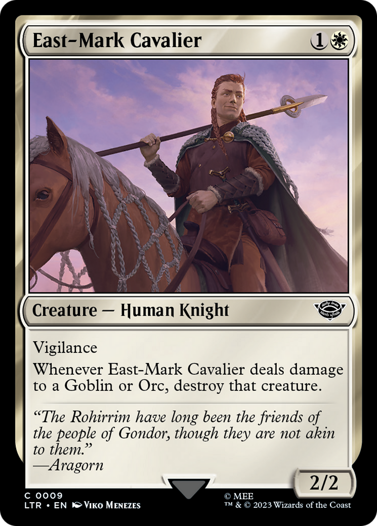 East-Mark Cavalier (LTR-009) - [The Lord of the Rings: Tales of Middle-earth] Foil