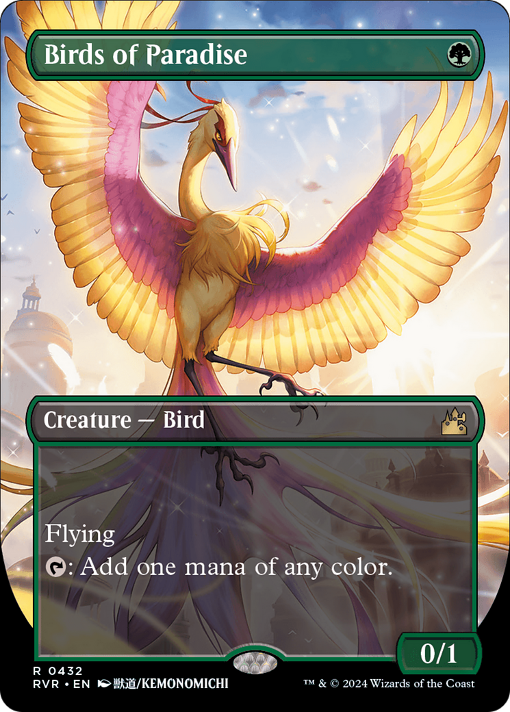 Birds of Paradise (RVR-432) - [Ravnica Remastered] (Borderless)