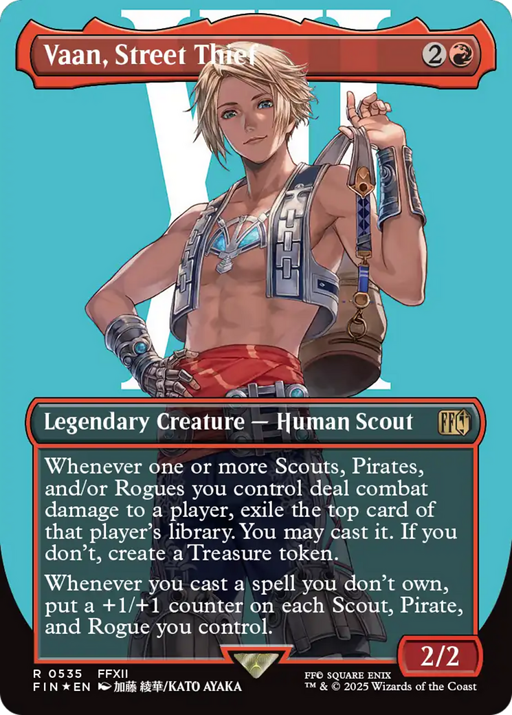 Vaan, Street Thief (FIN-535) - [FINAL FANTASY] (Borderless) Foil