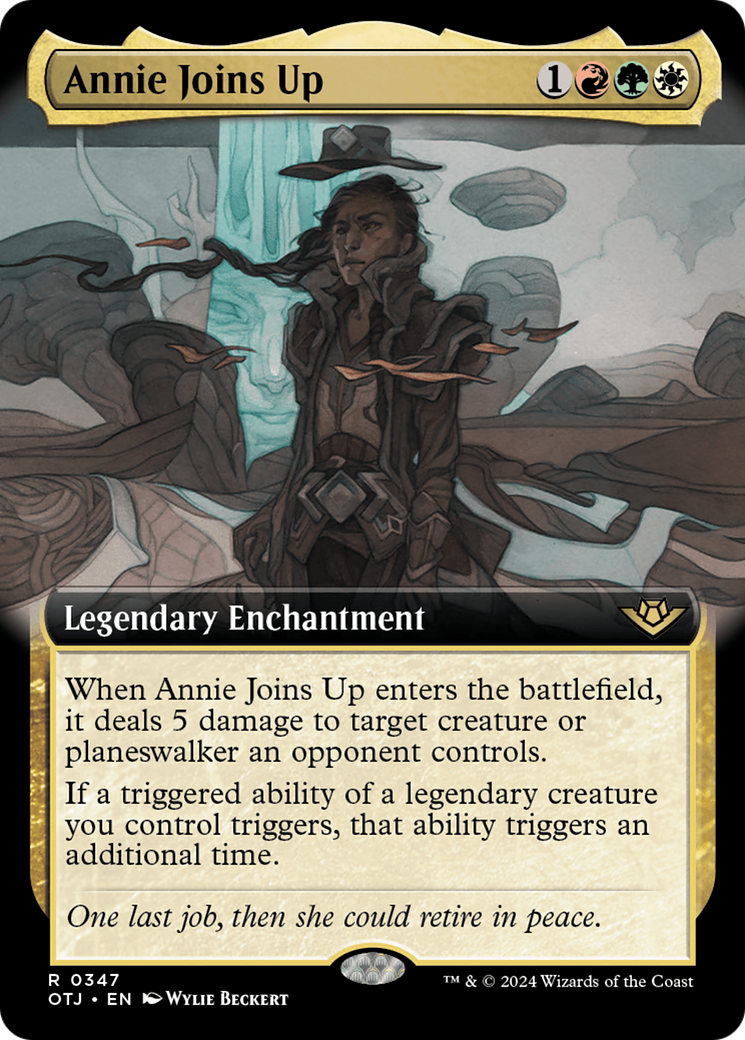 Annie rejoint (OTJ-347) - [Outlaws of Thunder Junction] : (Extended Art) Foil 